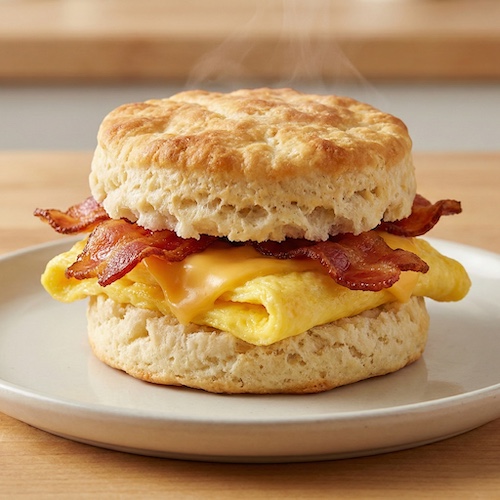 Breakfast Biscuit Sandwich